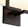 George Kovacs Rectangle Bronze 11" High 2- Light Wall Sconce