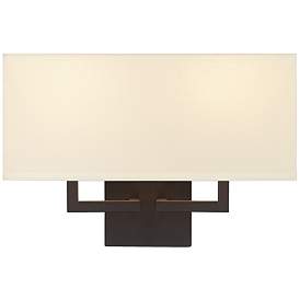 Image5 of George Kovacs Rectangle Bronze 11" High 2- Light Wall Sconce more views