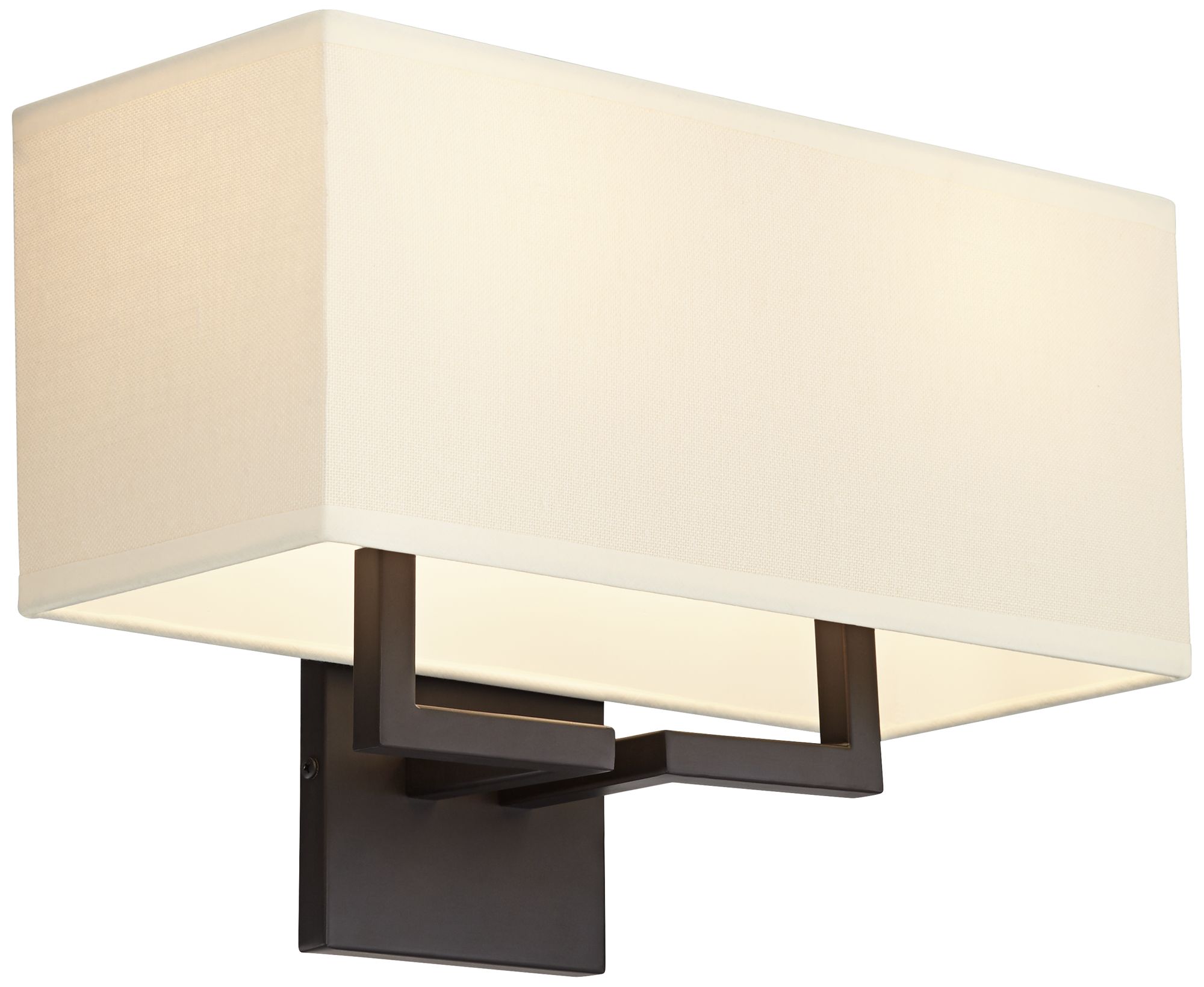 Image 6 George Kovacs Rectangle Bronze 11" High 2- Light Wall Sconce more views