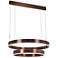 George Kovacs Rendezvous 31 1/2"W Satin Bronze LED Pendant