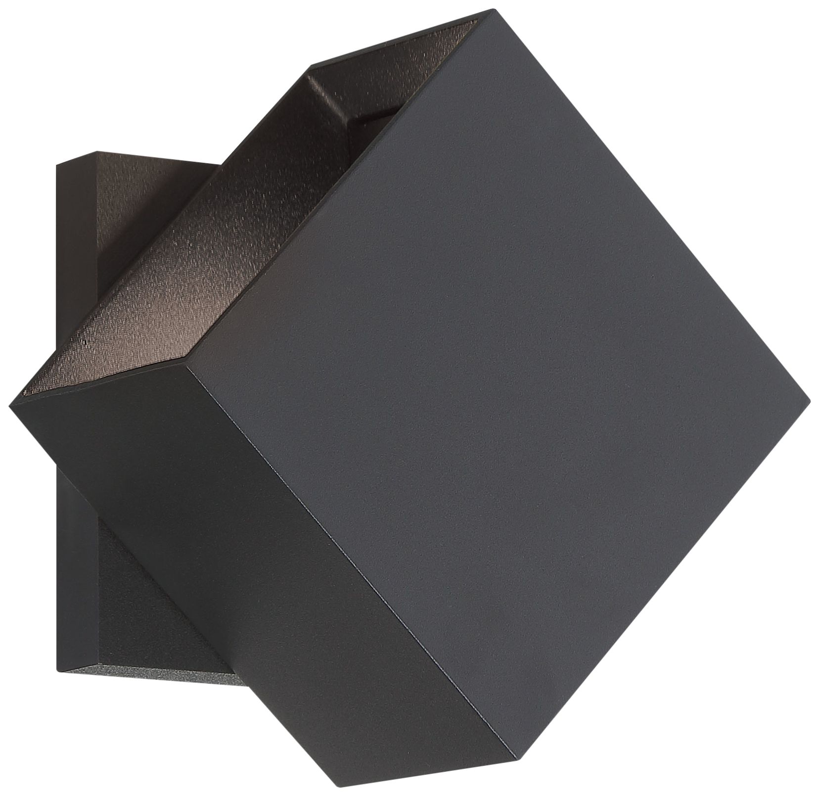 Image 2 George Kovacs Revolve 2-Light LED Sand Black Outdoor Wall Sconce