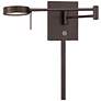 Thumbnail2 of George Kovacs Round Head LED Bronze Swing Arm Wall Lamp