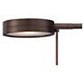 George Kovacs Round Head LED Bronze Swing Arm Wall Lamp