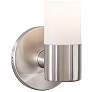 2_George Kovacs Saber 12 1/2" High Brushed Stainless Steel Wall Sconce more views