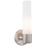 3_George Kovacs Saber 12 1/2" High Brushed Stainless Steel Wall Sconce more views