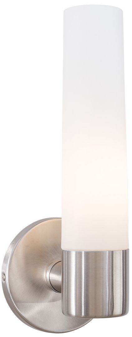 Image 4 George Kovacs Saber 12 1/2" High Brushed Stainless Steel Wall Sconce more views