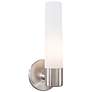 4_George Kovacs Saber 12 1/2" High Brushed Stainless Steel Wall Sconce more views