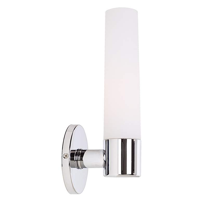 Image 5 George Kovacs Saber 12 1/2 inch High Chrome Wall Sconce more views