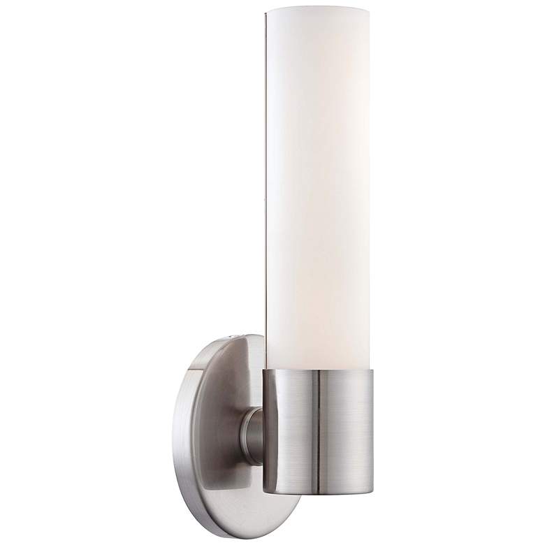 Image 2 George Kovacs Saber 12" High Brushed Nickel LED Sconce