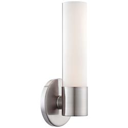 George Kovacs Saber 12" High Brushed Nickel LED Sconce