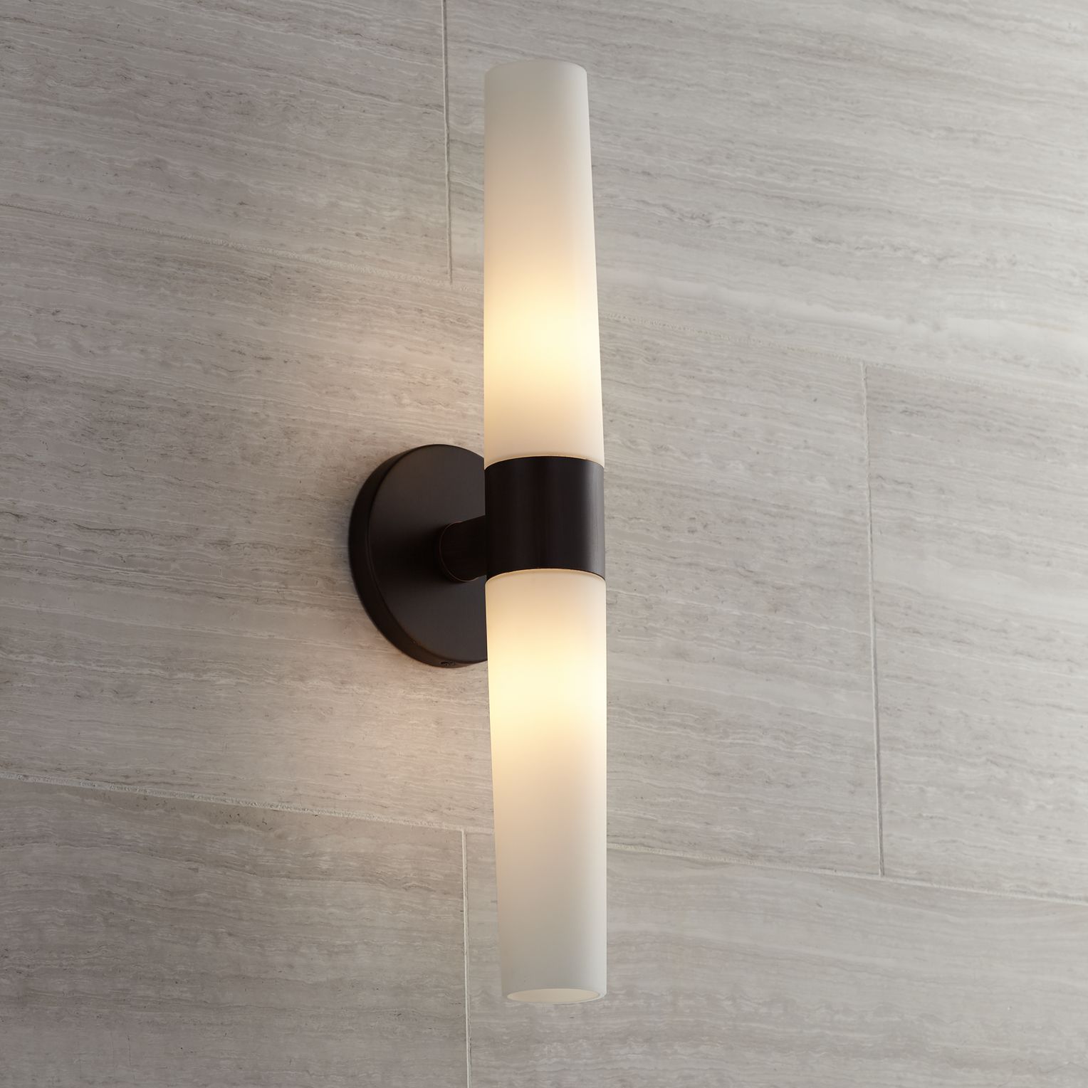 George Kovacs Saber 20" Wide Bronze 2-Light Bath Light