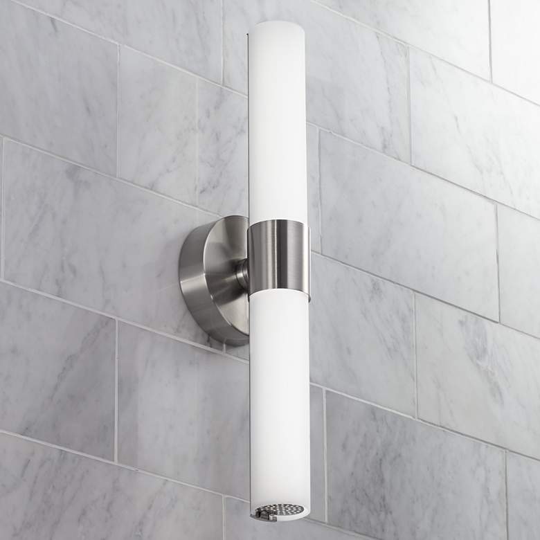 Image 5 George Kovacs Saber 21 inch Wide Brushed Nickel LED Bath Light more views