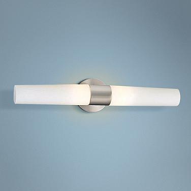 George Kovacs Saber Brushed Nickel 2-Light Bath Bar