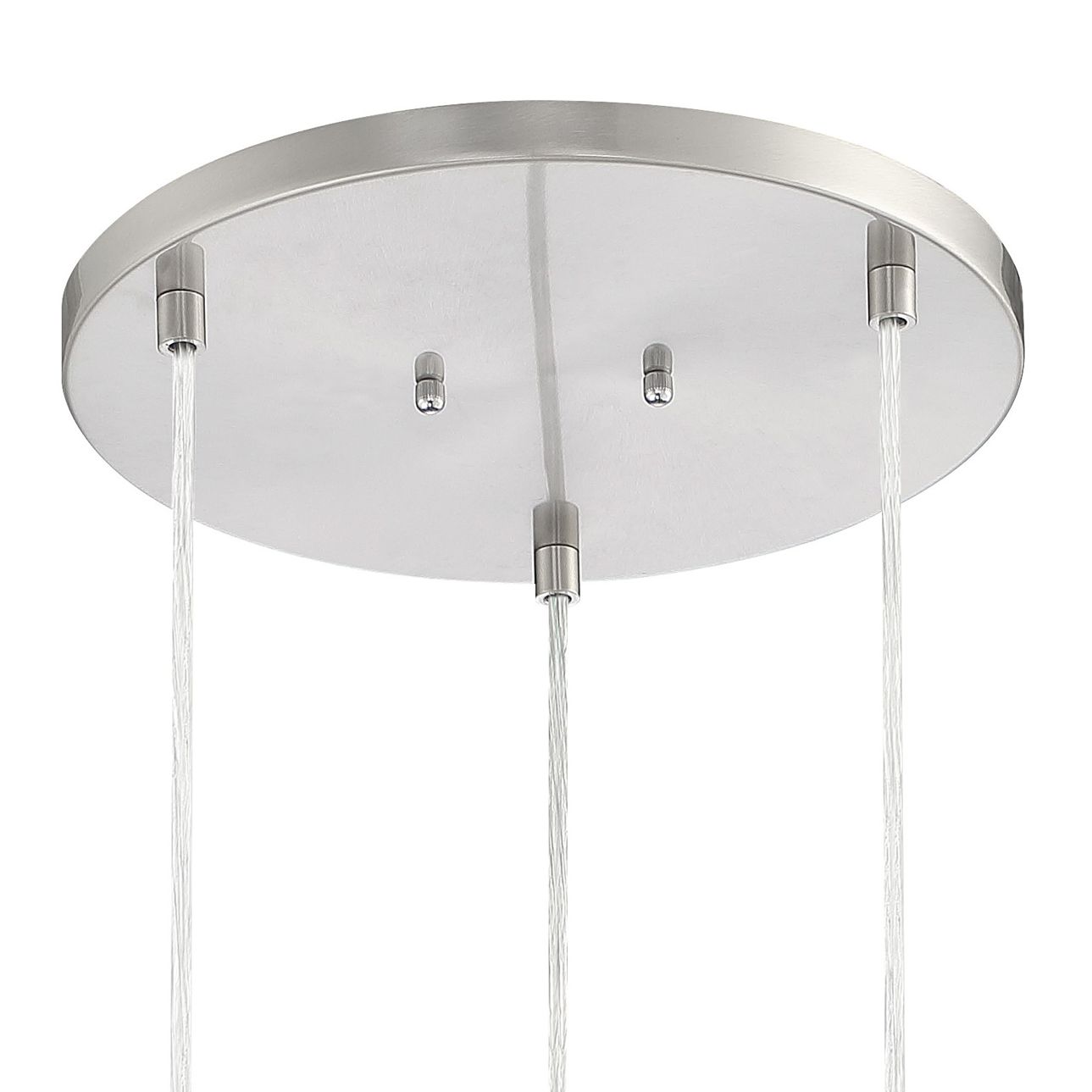 Image 4 George Kovacs San Marin 3-Light LED Brushed Nickel Pendant more views