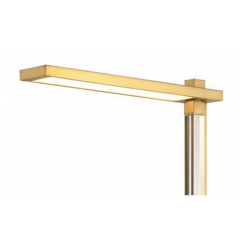 Image 2 George Kovacs Sauvity LED Soft Brass and Black Floor Lamp more views