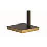 3_George Kovacs Sauvity LED Soft Brass and Black Floor Lamp more views