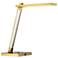 George Kovacs Sauvity LED Soft Brass and Black Table Lamp