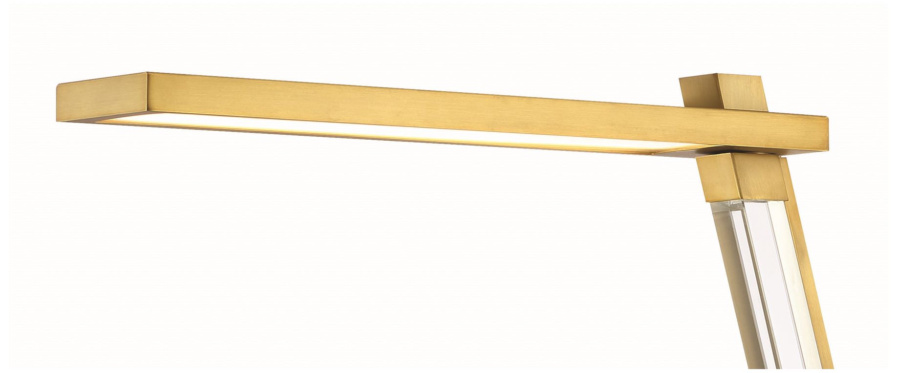 Image 2 George Kovacs Sauvity LED Soft Brass and Black Table Lamp more views