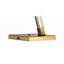 3_George Kovacs Sauvity LED Soft Brass and Black Table Lamp more views
