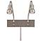 George Kovacs Save Your Marriage 2-Light LED Brushed Nickel Wall Mount