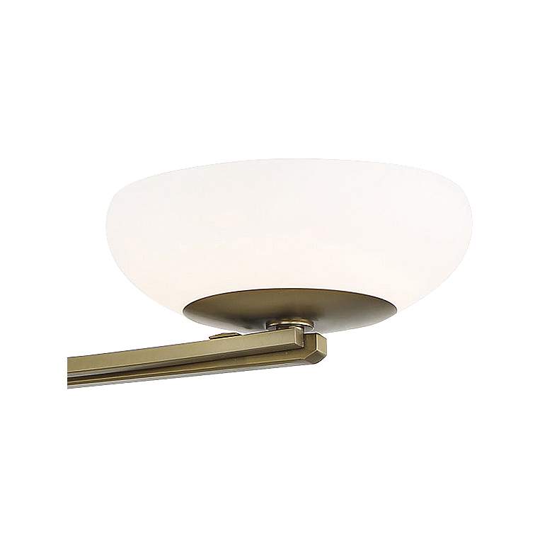 Image 3 George Kovacs Scale 24" Wide Soft Brass Modern 3-Light LED Chandelier more views