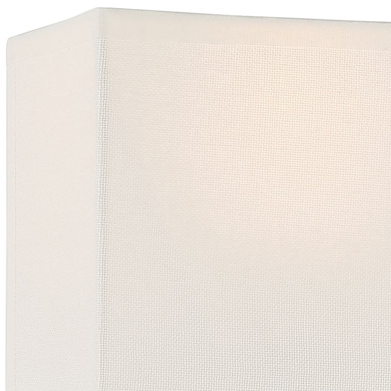 Image 2 George Kovacs Sconce 1-Light Coal and Off White Linen Shade Wall Mount more views