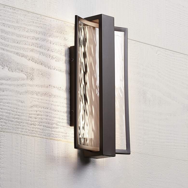 Image 1 George Kovacs Sidelight 15 1/4" High LED Outdoor Wall Light