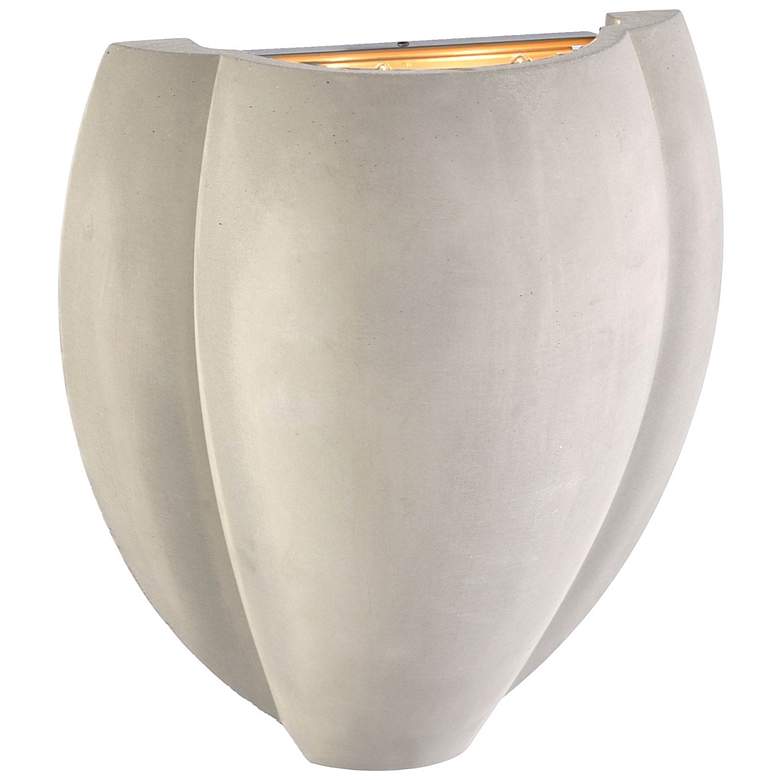 Image 1 George Kovacs Sima 2-Light 11-in Burnished Nickel Wall Sconce with Shade