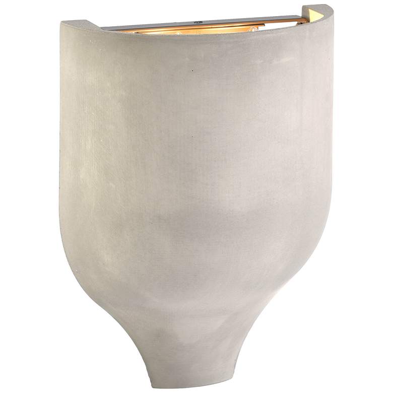 Image 1 George Kovacs Sima 2-Light 14-in Burnished Nickel Wall Sconce with Shade