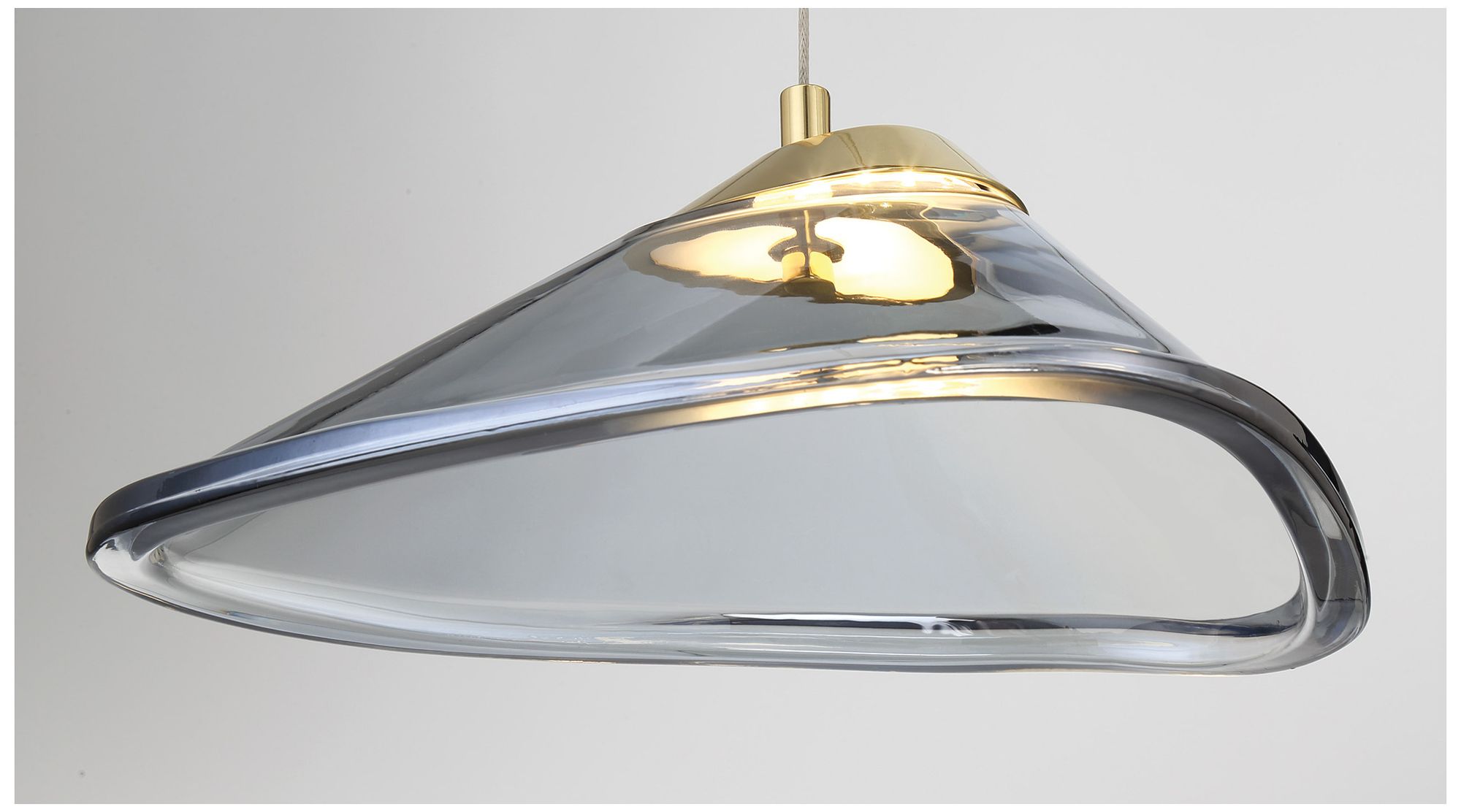 Image 4 George Kovacs Sneer 23 1/2"W Gold LED Multi-Light Pendant more views