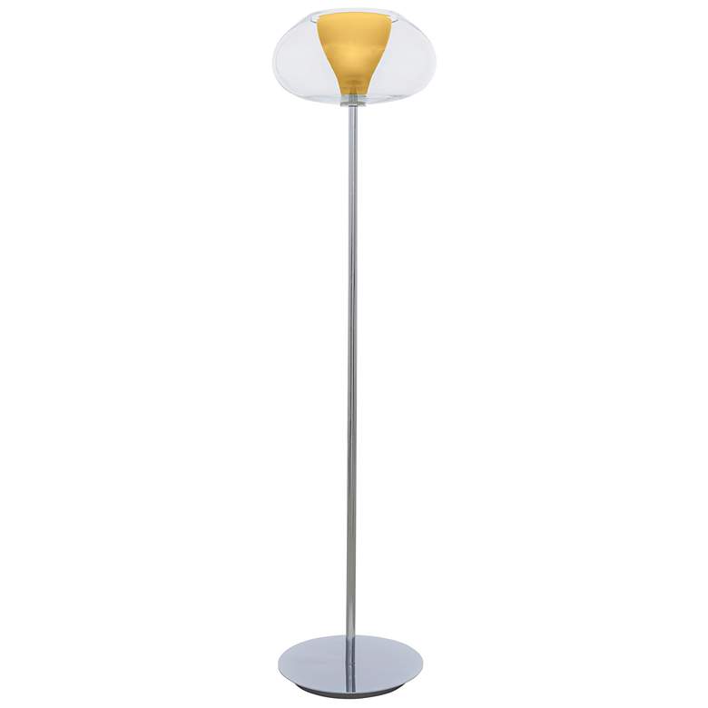 Image 1 George Kovacs Soft 68 inch High 1-Light Modern Chrome Torchiere Floor Lamp