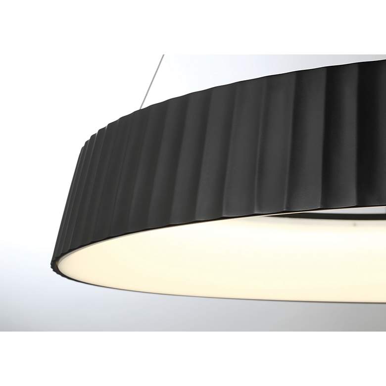 Image 5 George Kovacs Star Gate 1-Light LED 33.25-in Black Pendant more views