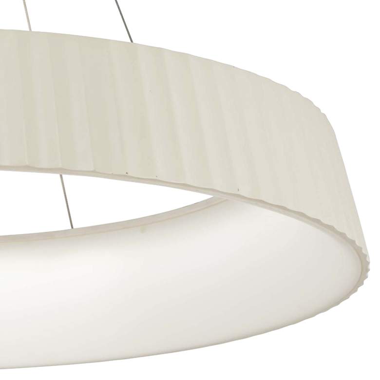 Image 2 George Kovacs Star Gate 33 1/2" Wide White LED Pendant Light more views