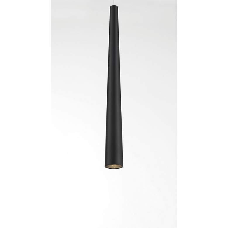 Image 3 George Kovacs Stretch 1-Light Black LED Mini Pendant more views