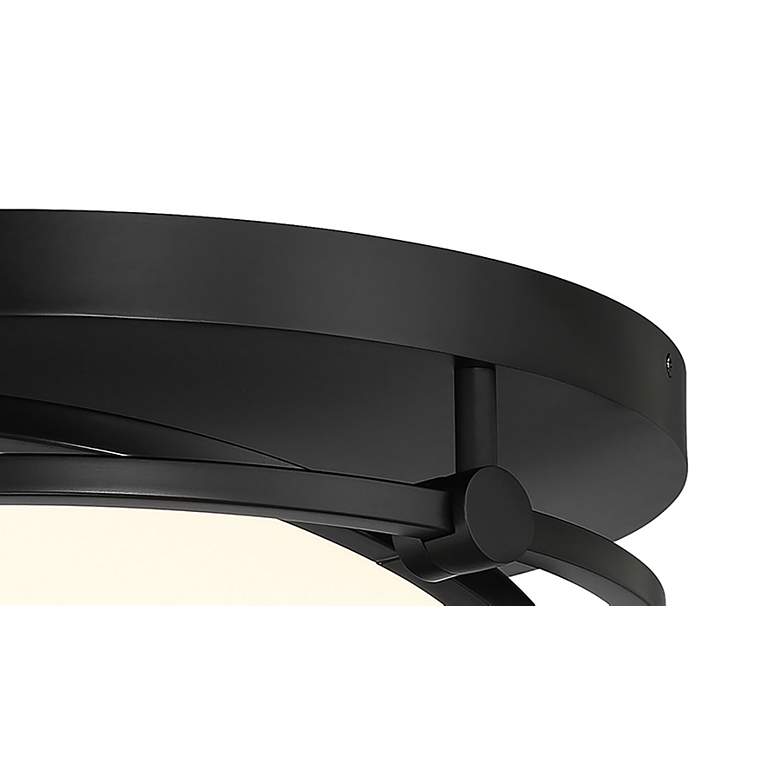 Image 4 George Kovacs Studio 23 1-Light LED Black Flush Mount more views