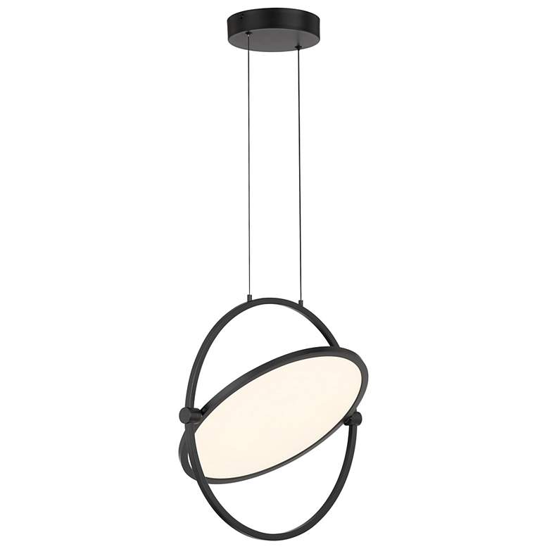 Image 5 George Kovacs Studio 23 LED- Black Pendant with Clear Acrylic Shade more views