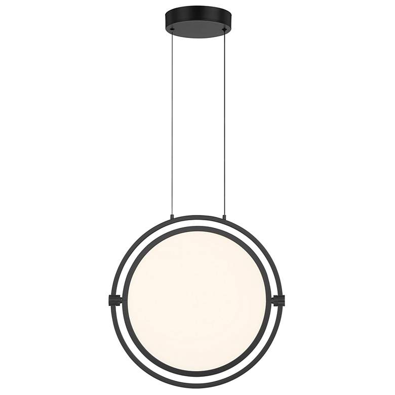 Image 6 George Kovacs Studio 23 LED- Black Pendant with Clear Acrylic Shade more views