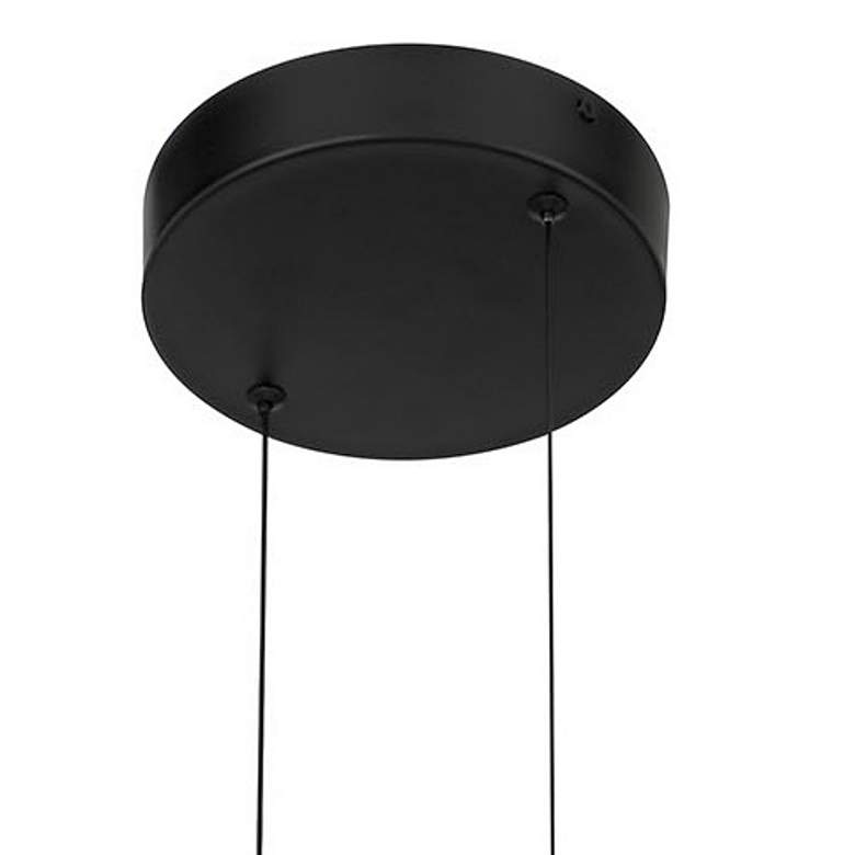 Image 7 George Kovacs Studio 23 LED- Black Pendant with Clear Acrylic Shade more views