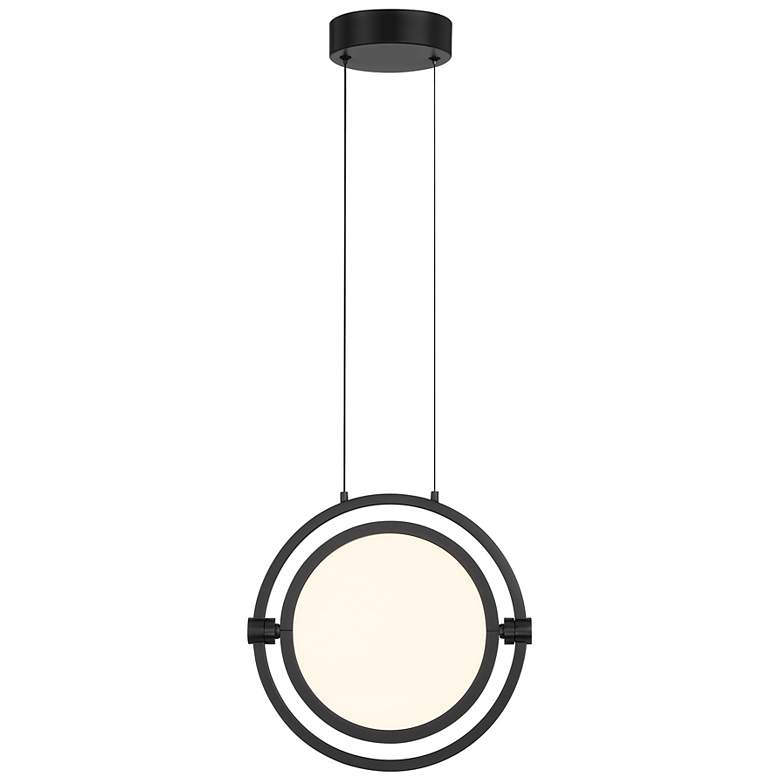 Image 4 George Kovacs Studio 23 LED- Black Pendant with Clear Acrylic Shade more views