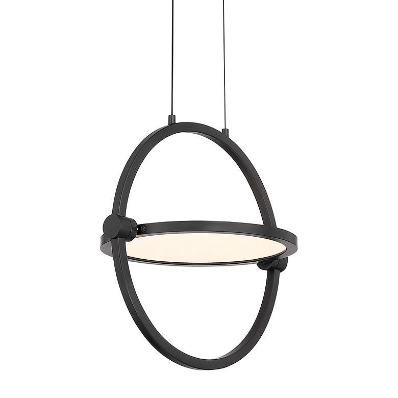 Image 5 George Kovacs Studio 23 LED- Black Pendant with Clear Acrylic Shade more views