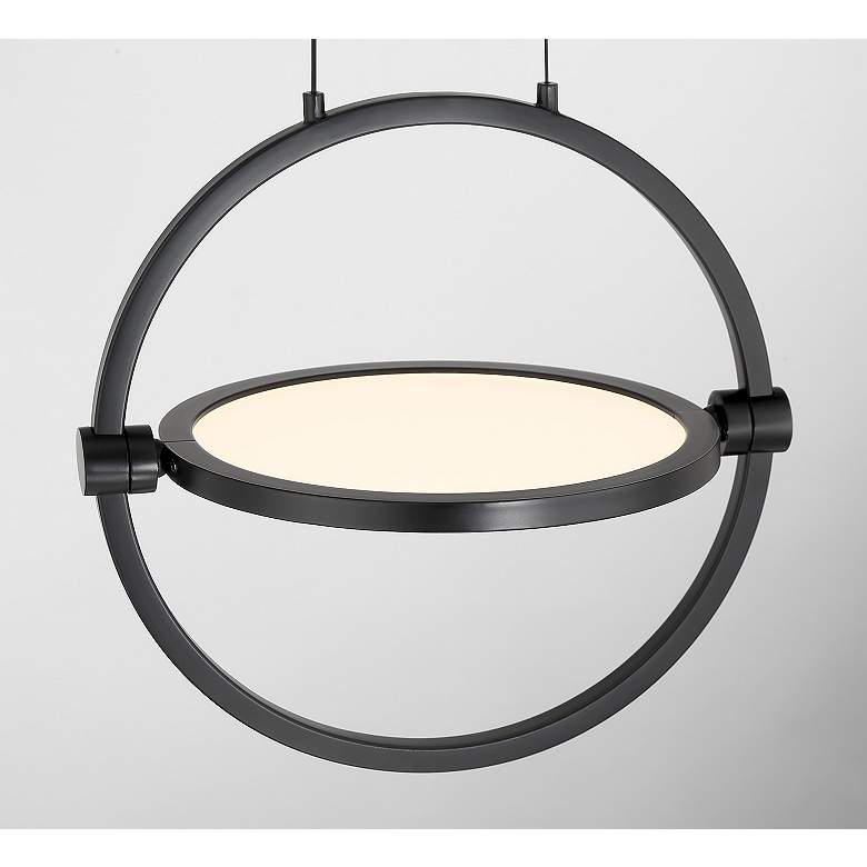 Image 6 George Kovacs Studio 23 LED- Black Pendant with Clear Acrylic Shade more views
