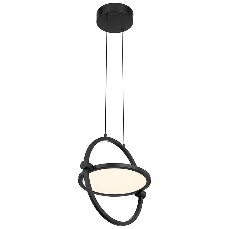 Image 7 George Kovacs Studio 23 LED- Black Pendant with Clear Acrylic Shade more views