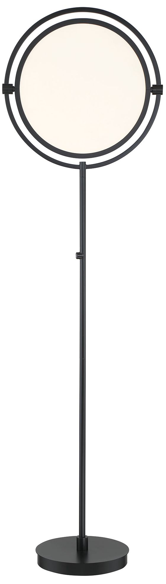 Image 2 George Kovacs Studio 23 LED Coal Black Floor Lamp with Clear Acrylic Shade more views