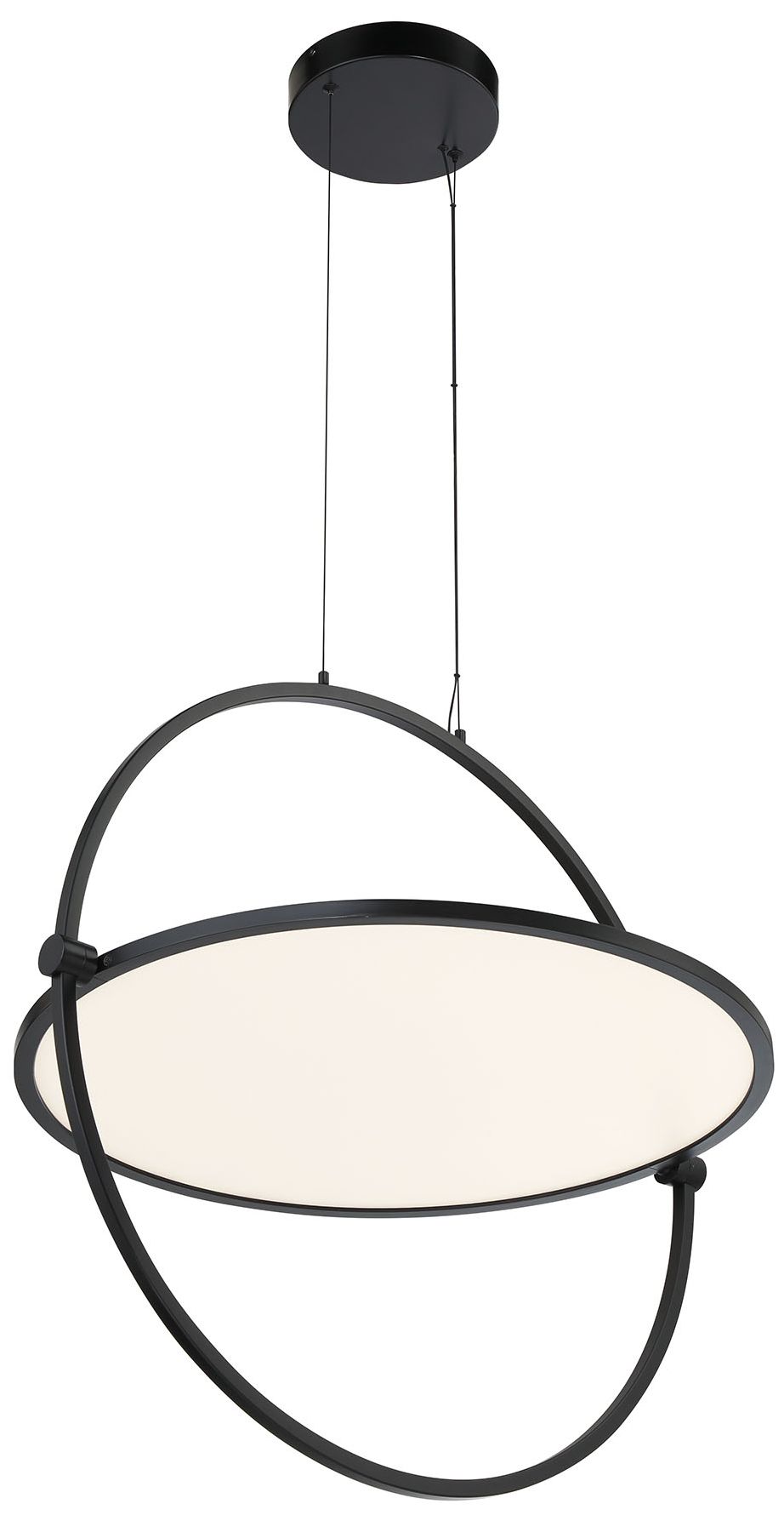 Image 4 George Kovacs Studio 23 LED Coal Black Pendant with Clear Acrylic Shade more views