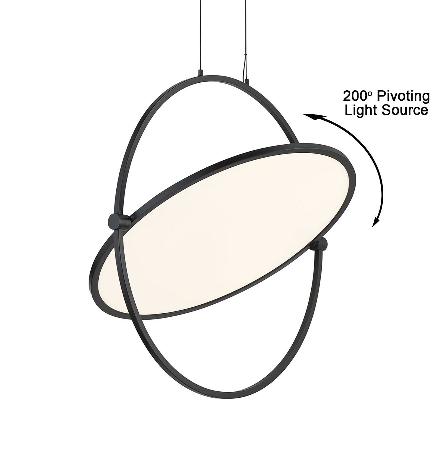 Image 6 George Kovacs Studio 23 LED Coal Black Pendant with Clear Acrylic Shade more views