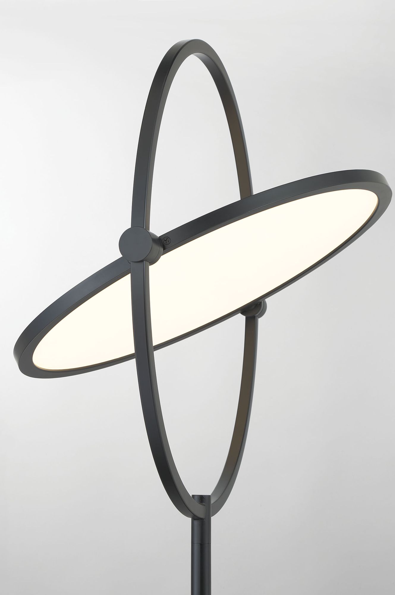 Image 3 George Kovacs Studio 23 LED Coal Black Table Lamp with Clear Acrylic Shade more views