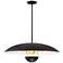 George Kovacs Sun Core 26" Wide Sand Black Modern LED Pendant Light