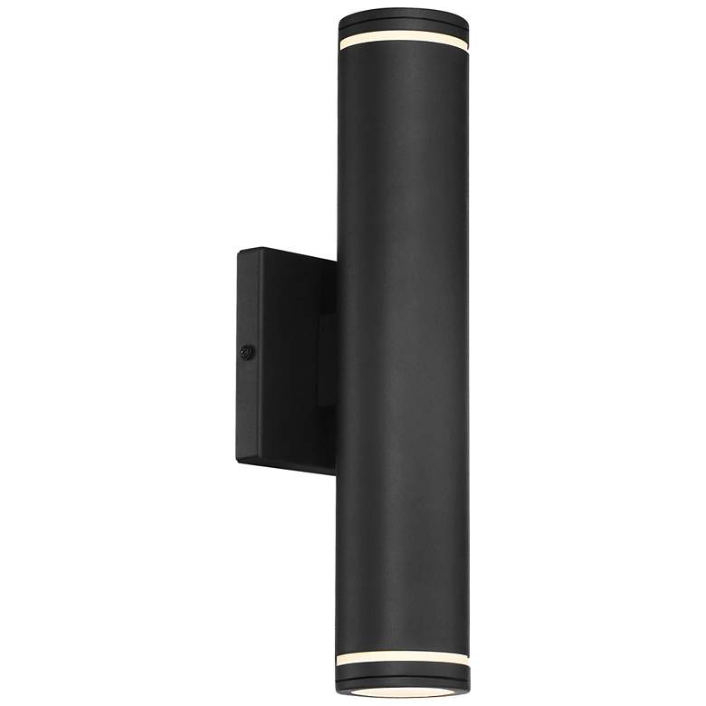 Image 1 George Kovacs Supotto LED Sand Black Outdoor Wall Sconce
