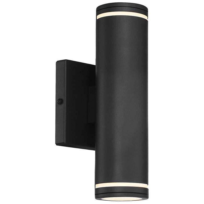 Image 1 George Kovacs Supotto LED Sand Black Outdoor Wall Sconce