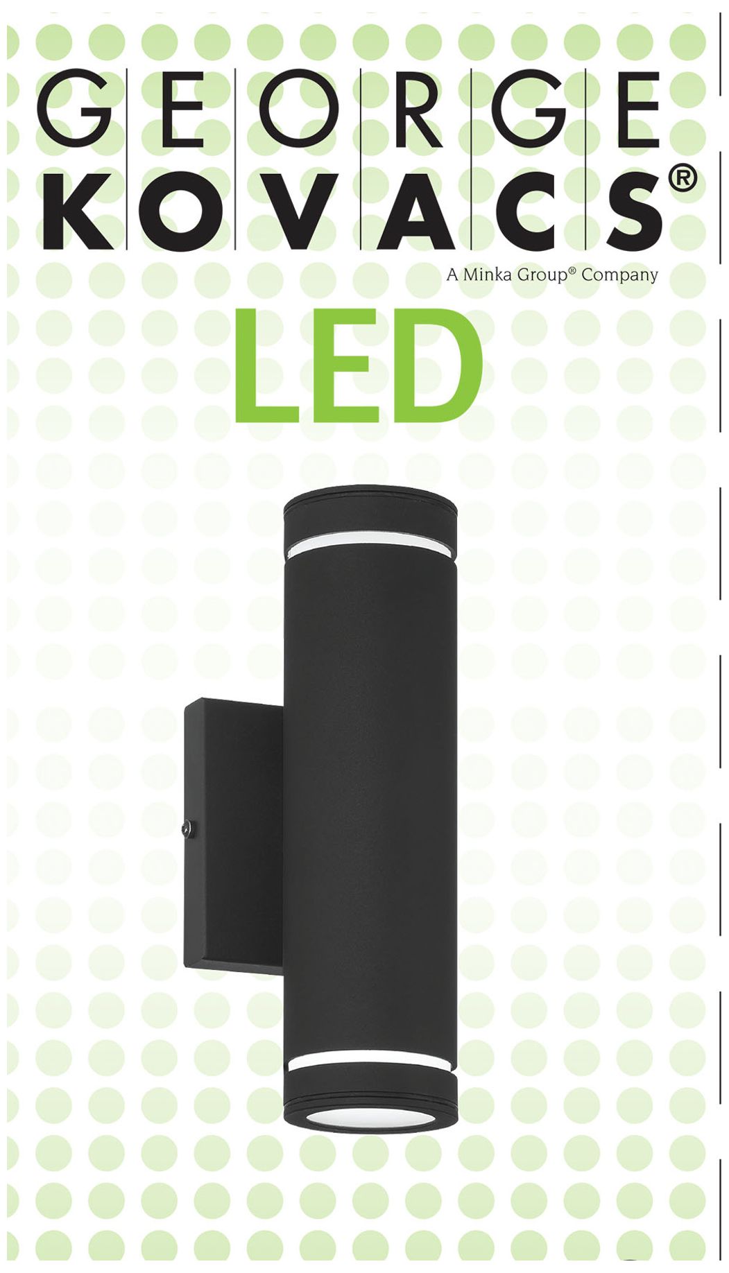 Image 5 George Kovacs Supotto LED Sand Black Outdoor Wall Sconce more views